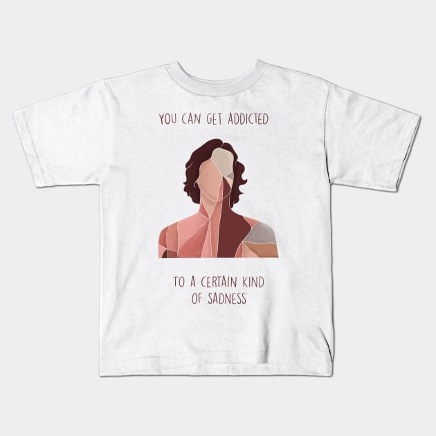 Gotye - Somebody That I Used To Know lyrics Kids T-Shirt by eternalshadeart